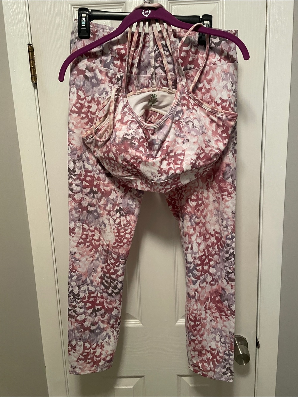 Girls' Pink Multi-Print Leggings - Soft Stretch Kids Bottoms